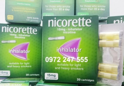 Ống hút cai thuốc lá Nicorette